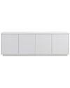 Abraham + Ivy Hanson Rectangular Tv Stand For Tvs Up To 75 In White