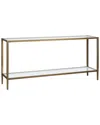 Abraham + Ivy Hera Rectangular Console Table In Gold