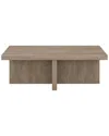 Abraham + Ivy Holm 44in Rectangular Coffee Table In Neutral