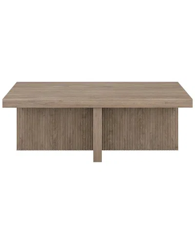 Abraham + Ivy Holm 44in Rectangular Coffee Table In Neutral