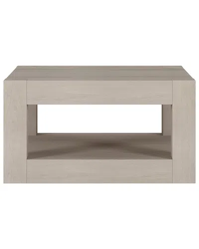 Abraham + Ivy Hughes 32in Square Coffee Table In Neutral