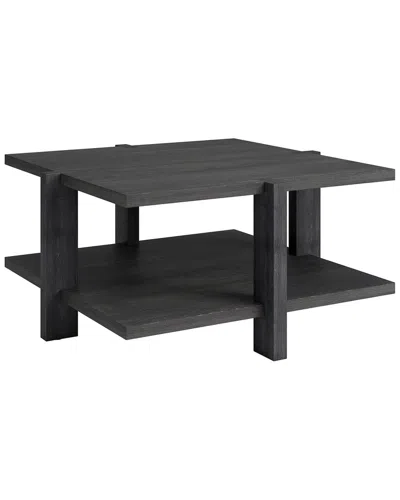 Abraham + Ivy Ingrid 35in Square Coffee Table In Black