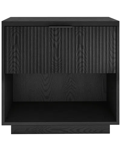 Abraham + Ivy Karten 24in Rectangular Nightstand In Black