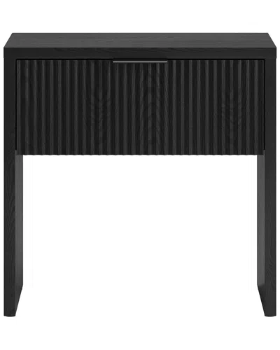Abraham + Ivy Kenslow 24in Rectangular Nightstand In Black