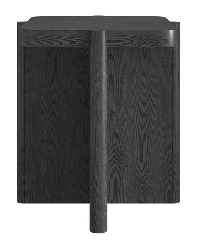 Abraham + Ivy Laguna 20 Wide Square Side Table In Black