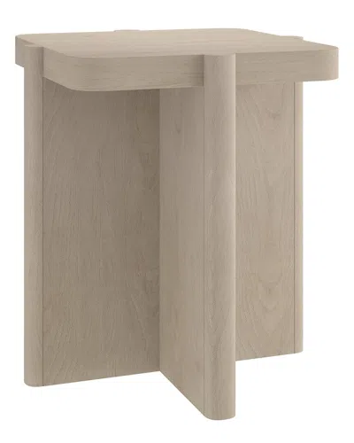 Abraham + Ivy Laguna 20 Wide Square Side Table In Neutral