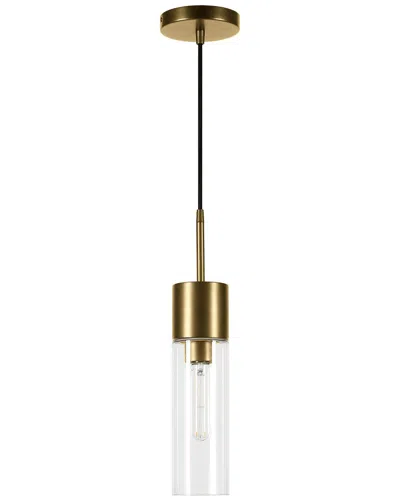 Abraham + Ivy Lance Pendant Light In Brass