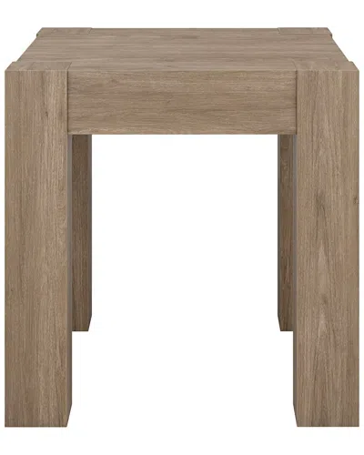 Abraham + Ivy Langston 22in Square Side Table In Neutral