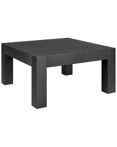 Abraham + Ivy Langston 34in Wide Square Coffee Table In Black