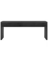 Abraham + Ivy Lawrence 48in Rectangular Coffee Table In Black