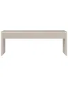 Abraham + Ivy Lawrence 48in Rectangular Coffee Table In Brown