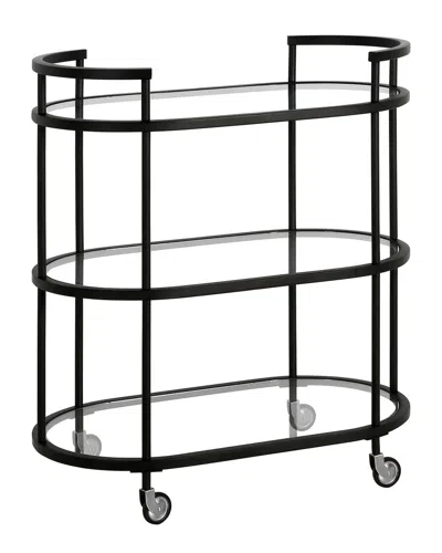 Abraham + Ivy Leif Bar Cart In Black