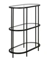 Abraham + Ivy Leif Blackened Bronze Bookcase In Black