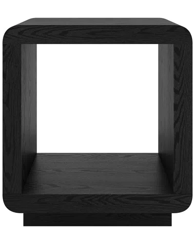 Abraham + Ivy Lonni 20 Wide Square Side Table In Black