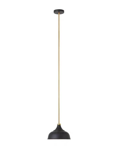 Abraham + Ivy Mackenzie Blackened Bronze And Brass Metal Pendant
