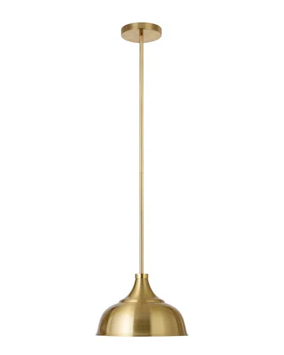 Abraham + Ivy Mackenzie Brass Finish Metal Pendant In Gold