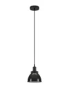 Abraham + Ivy Dnu  Madison 8in Wide Pendant With Metal Shade