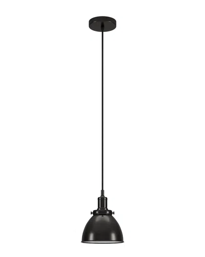 Abraham + Ivy Dnu  Madison 8in Wide Pendant With Metal Shade