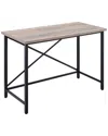 Abraham + Ivy Martina Rectangular 47.5in Desk In Black