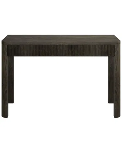 Abraham + Ivy Mendoza 48 Wide Rectangular Fluted Desk In Green