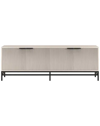 Abraham + Ivy Montello Rectangular Stand For Tvs Up To 78in In Gray