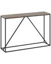 Abraham + Ivy Nia 45in Rectangular Console Table In Black