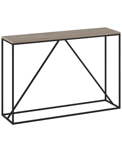 Abraham + Ivy Nia 45in Rectangular Console Table In Black