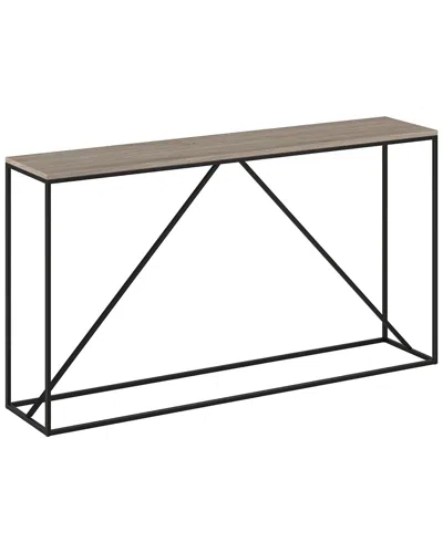 Abraham + Ivy Nia 55in Rectangular Console Table In Black