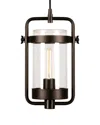 Abraham + Ivy Orion Industrial Metal & Glass Pendant