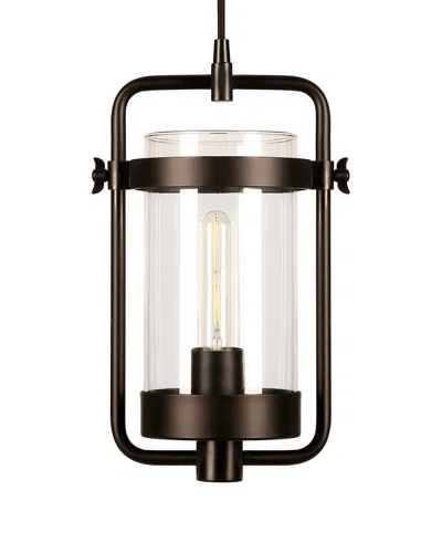 Abraham + Ivy Orion Industrial Metal & Glass Pendant
