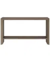 Abraham + Ivy Osman 55in Rectangular Console Table In Brown