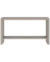 Abraham + Ivy Osman 55in Rectangular Console Table In White