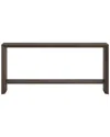Abraham + Ivy Osman 64in Rectangular Console Table In Brown