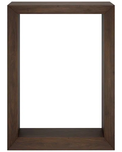 Abraham + Ivy Osmond 22in Rectangular Console Table In Brown