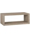 Abraham + Ivy Osmond 48 Wide Rectangular Coffee Table In Grey