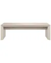 Abraham + Ivy Oswin 48in Rectangular Coffee Table In Neutral
