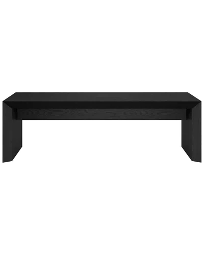 Abraham + Ivy Oswin 48in Rectangular Coffee Table In Black