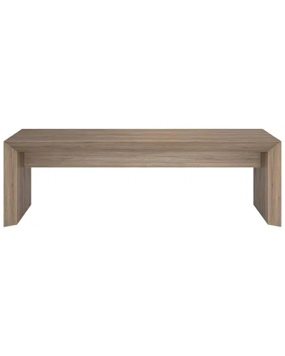 Abraham + Ivy Oswin 48in Rectangular Coffee Table In Gold