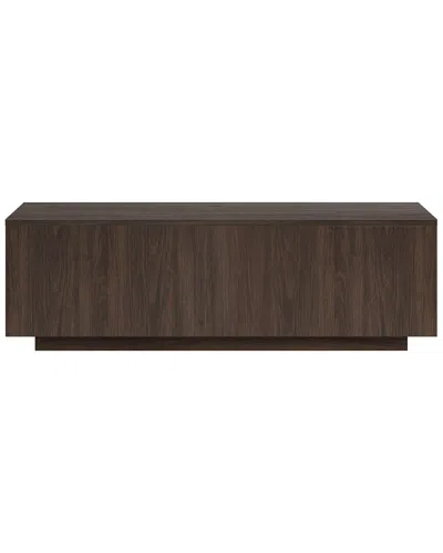 Abraham + Ivy Paxton 48in Rectangular Coffee Table In Brown