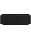 Abraham + Ivy Paxton 48in Rectangular Coffee Table In Black