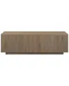 Abraham + Ivy Paxton 48in Rectangular Coffee Table In Brown