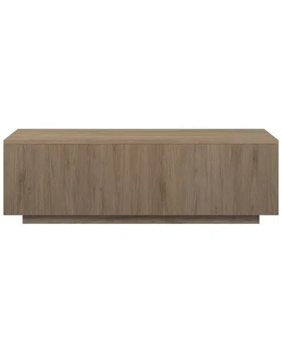Abraham + Ivy Paxton 48in Rectangular Coffee Table In Brown