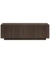 Abraham + Ivy Paxton 48in Rectangular Coffee Table In Brown