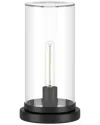 Abraham + Ivy Perabo 13in Uplight Mini Lamp With Glass Shade