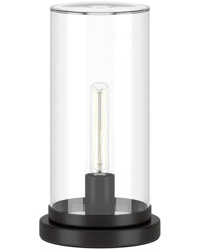 Abraham + Ivy Perabo 13in Uplight Mini Lamp With Glass Shade In Transparent