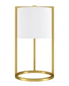 Abraham + Ivy Peyton Asymmetric Brass Finish Table Lamp In Gold