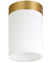 Abraham + Ivy Piper Flush Mount Lamp In Gold