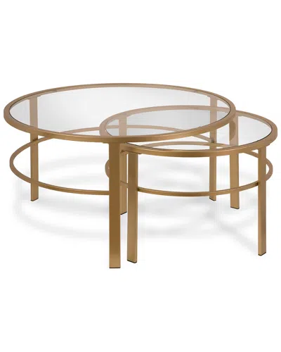 Abraham + Ivy Quinn Nesting Table In Brown