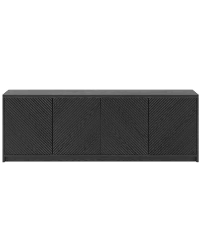 Abraham + Ivy Renad Rectangular Tv Stand For Tvs Up To 78in In Gray