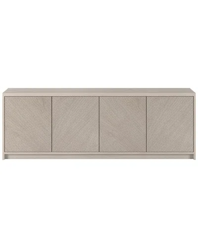 Abraham + Ivy Renad Rectangular Tv Stand For Tvs Up To 78in In Gray